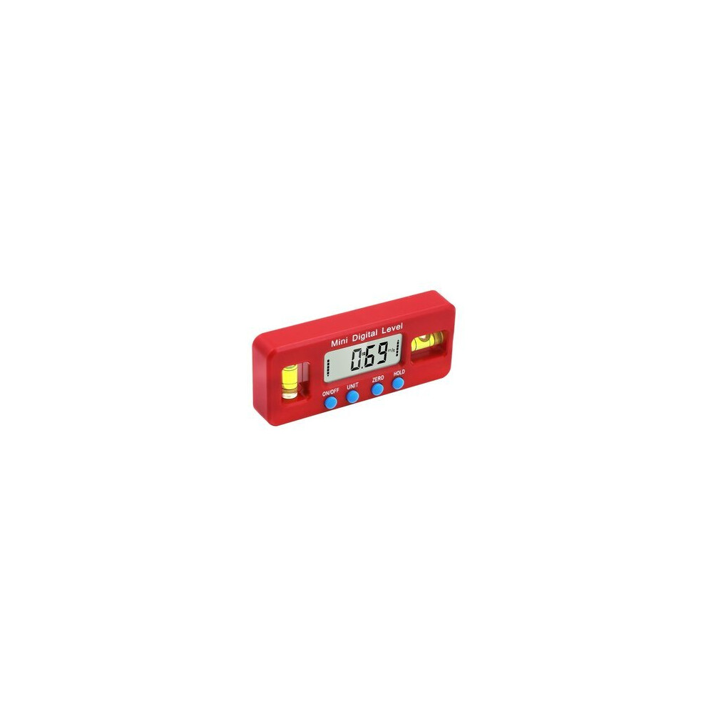 Electronic Spirit Level Four Unit Switches Digital Display Strong Magnetic Laser Level 8651943789297