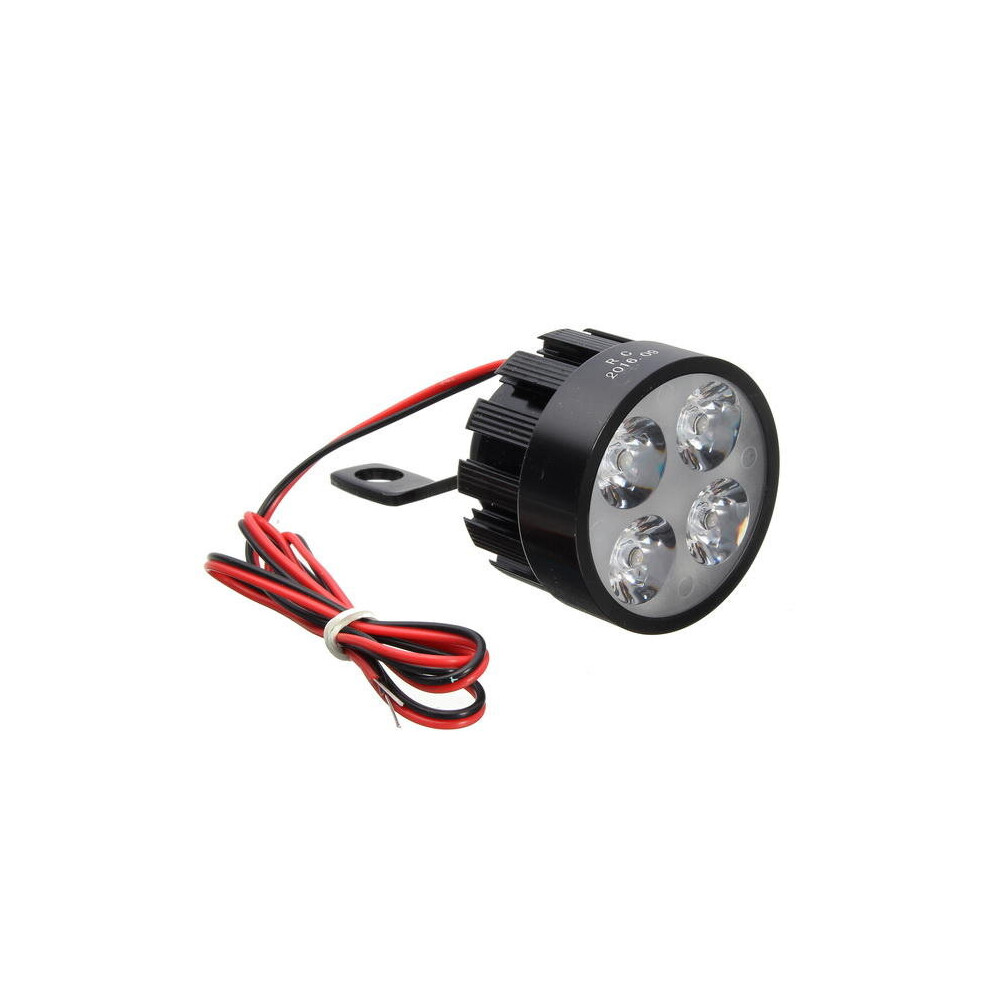 10V-85V Dc 12W Led Motorcycle Scooter Bicycle Rear View Mirror Lamp Handlebar Light 840079327000