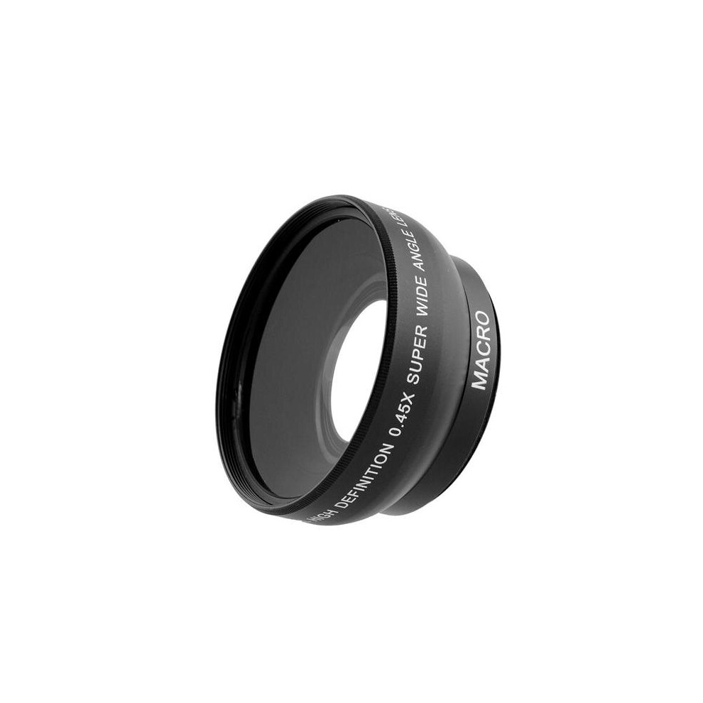 0.45X 52Mm Super Wide Angle Fixed Focus Lens For Canon Nikon Pentax Sony Minolta With 18-55M 4151093607716