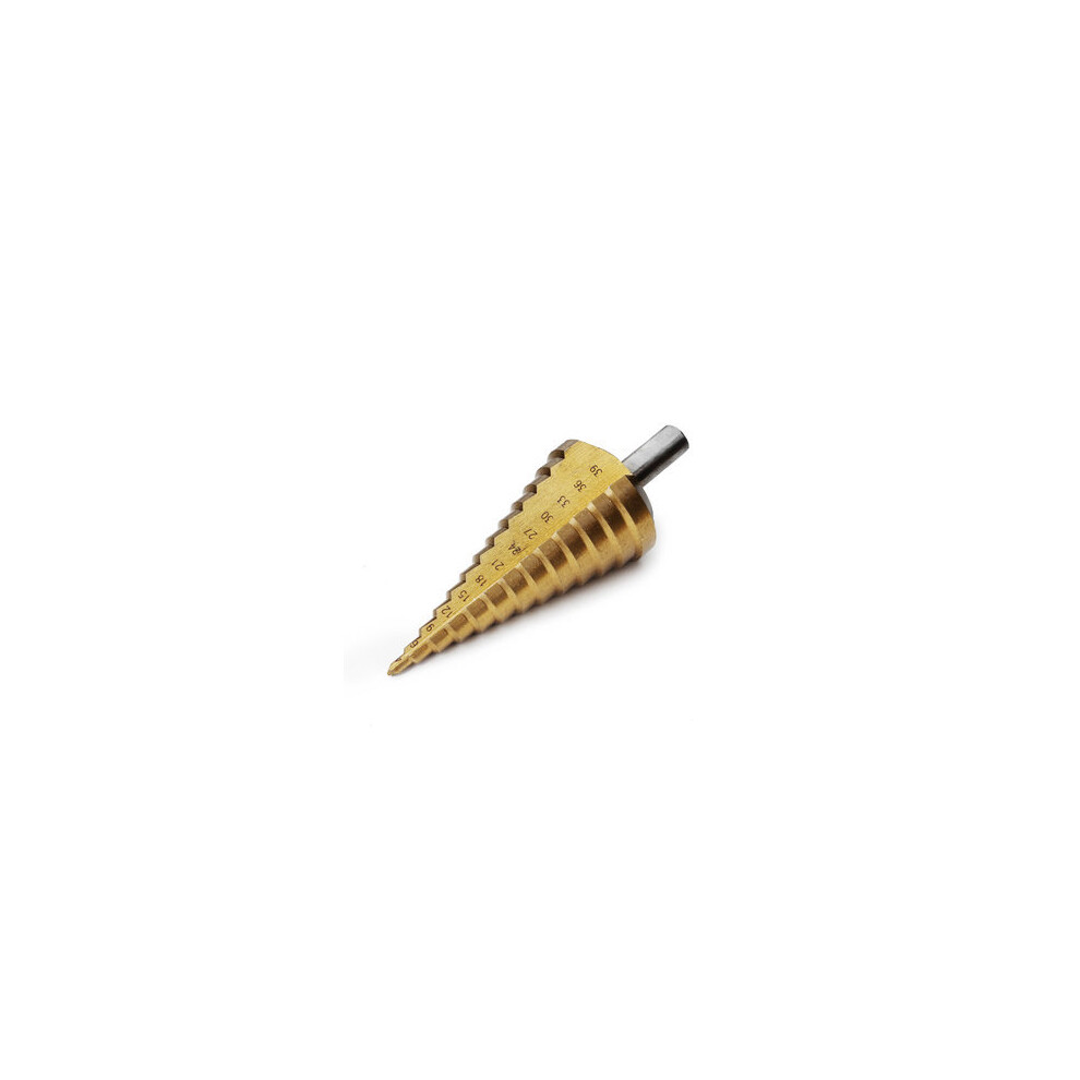4-39Mm Hss Round Shank Titanium Coated Step Drill/Pagoda Drill/Ladder Drill 6901722559132