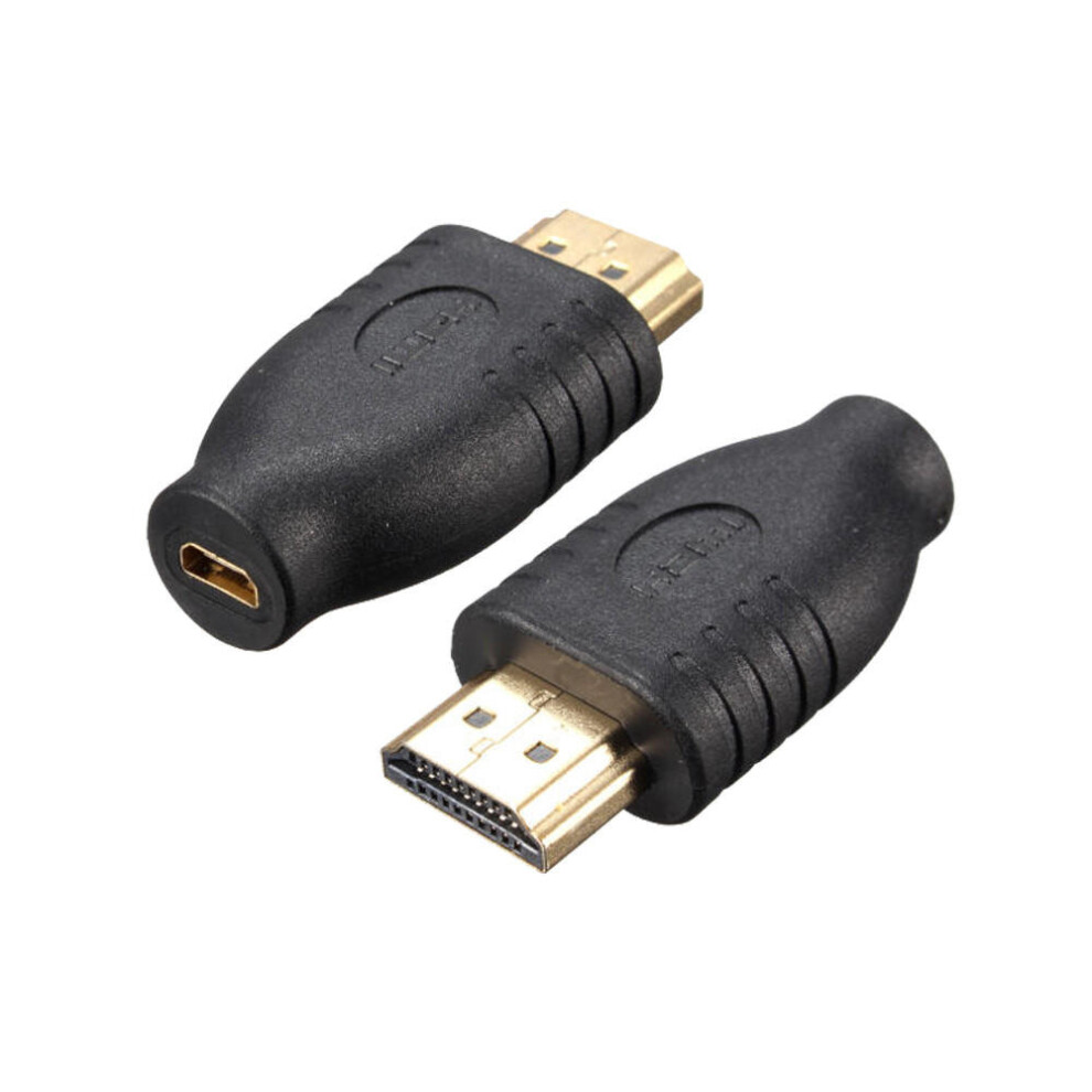 2 Pcs Hdmi Male Type A To Micro Hdmi Type D Female Socket Adapter Converter 4191026565966
