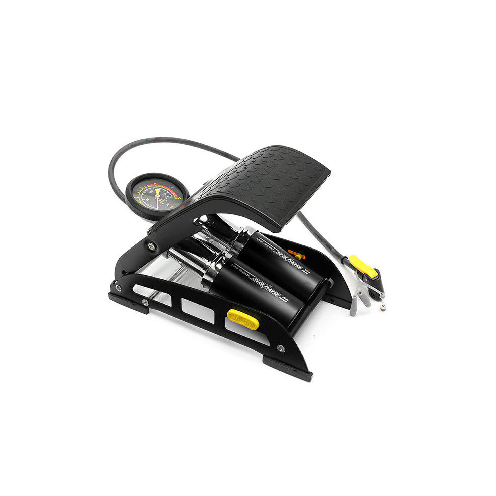 160Psi Foot Pump Tire Inflator Gauge Meter Tools For Bike Car Motorcycle Truck Suv 840079089922