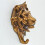 Large Bronze Effect Coat Hook | Lion | Wall Art & Hook 2