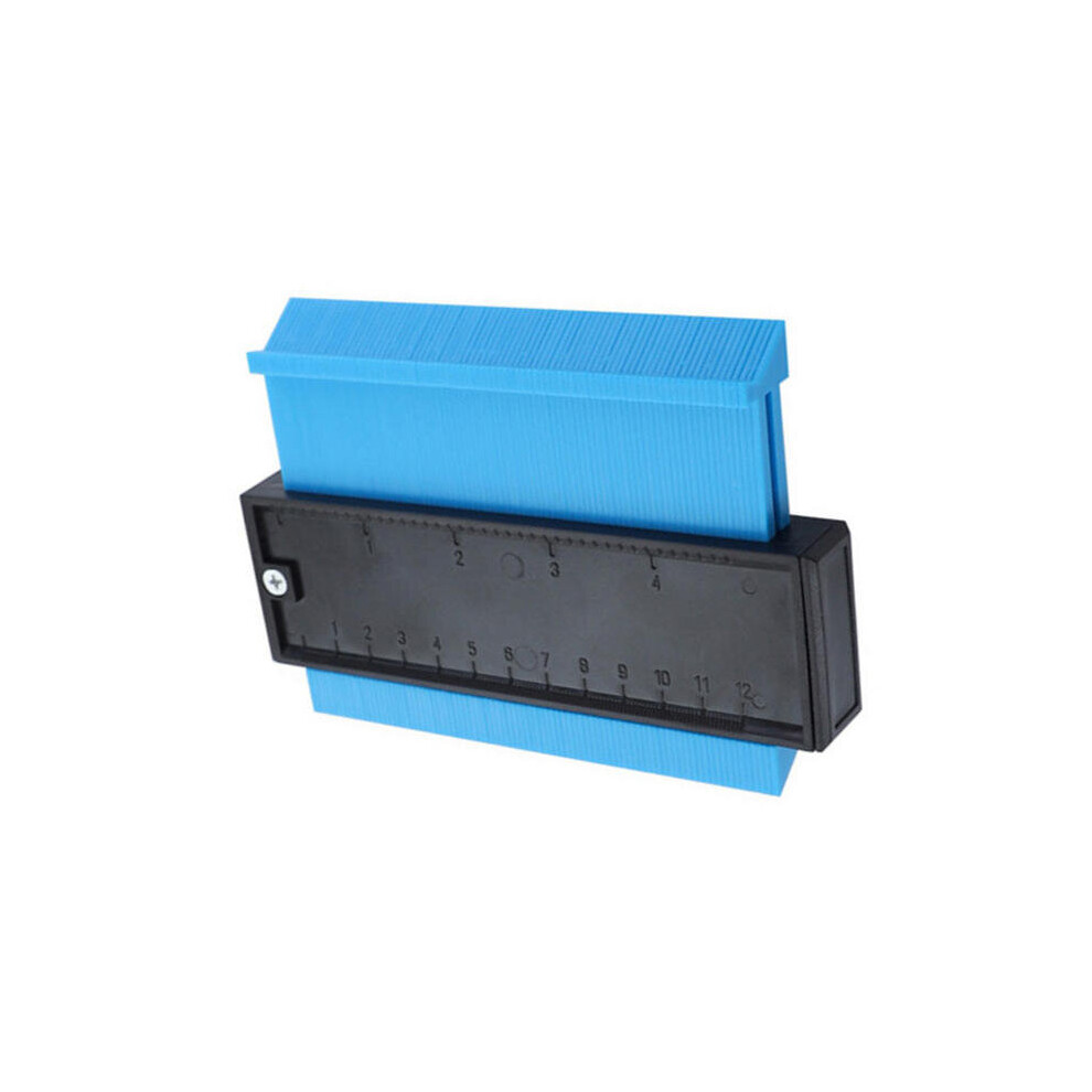 2Pcs 12Cm Contour Profile Gauge Tiling Laminate Tiles Edge Shaping Wood Marking Ruler 840079088475