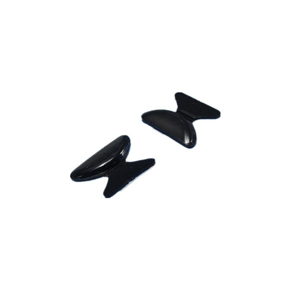Black Eyeglasses Sunglass Glasses Silicone Soft Nose Pads 20Pcs