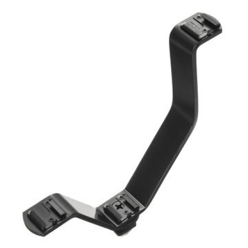 V Shape Triple Mount Hot Shoe Flash Light Bracket for Speedlite DSLR Camera Mic Holder 2