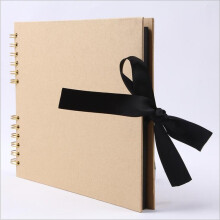 A4 Kraft Paper Scrapbooking DIY Wedding Guest Book Photo Album