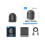 MIX-3 bluetooth 4.0 Keyboard Mouse Converter for PUBG Mobile Game for iOS Android Smart Phone 4