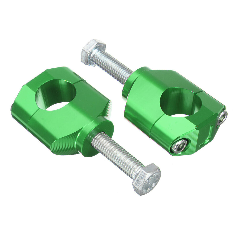 1Set 28Mm 1 1/8Inch Cnc Handlebar Fat Mounts Clamps Raiser For Honda/Kawasaki/Suzuki Color Green 4191026515909