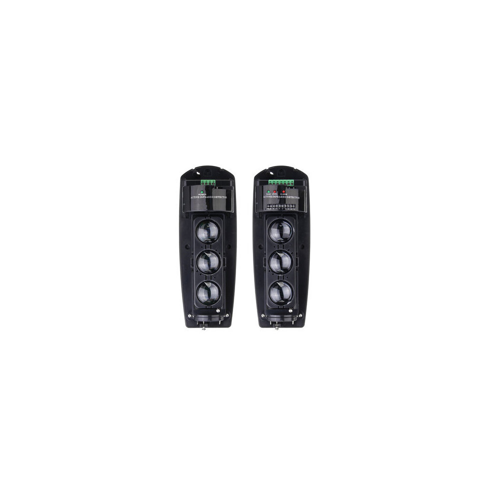 250M Alarm Triple Beam Photoelectric Infrared Led Detector Home Garden Security System Transmiter + Receiver 4151093692132
