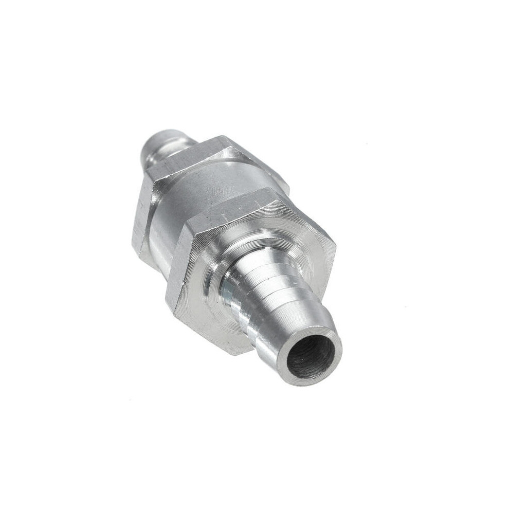 2Ps10mm Aluminium Fuel Non Return Check Valve One Way Petrol Diesel 5202984961079