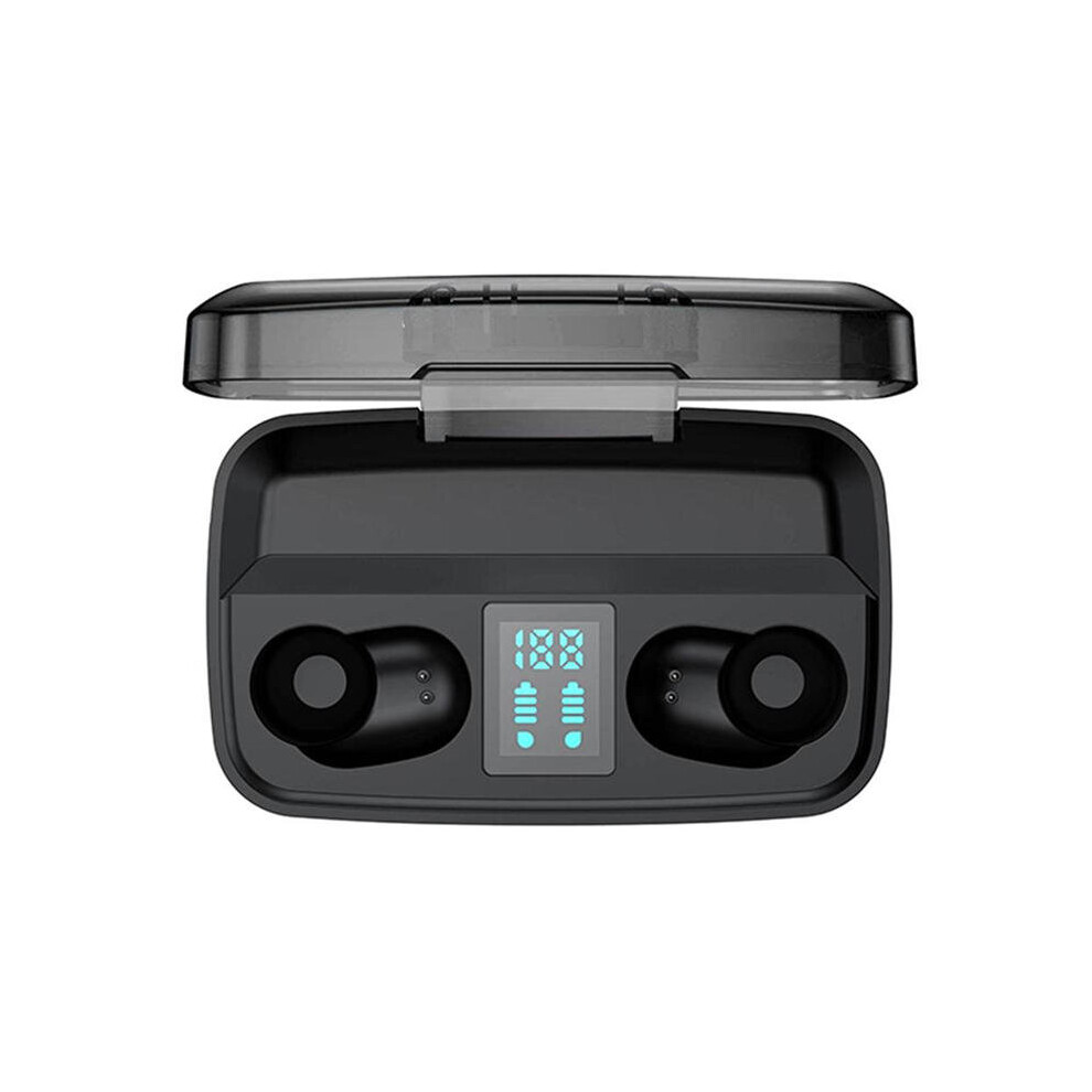 M13c Tws Bluetooth 5.0 Earphone Led Display Touch Control 1800Mah Power Bank Transparent Headphone With Mic 6441594706079
