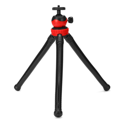 FT-07 Octopus Flexible Mini Desktop Tripod with Removable Ball Head