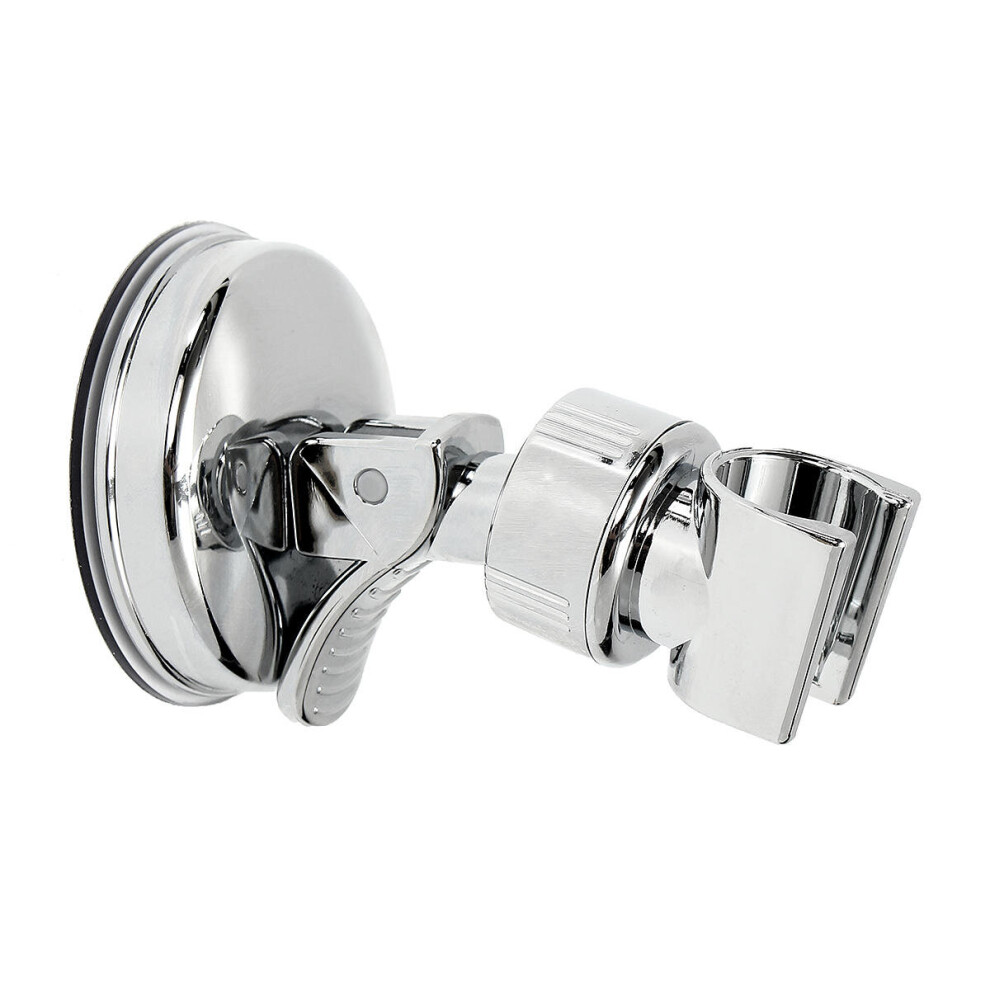 2Pcs Adjustable Abs Plastic Shower Head Holder With Suction Cup Wall Handheld Shower Water Hose Bracket 840079348098