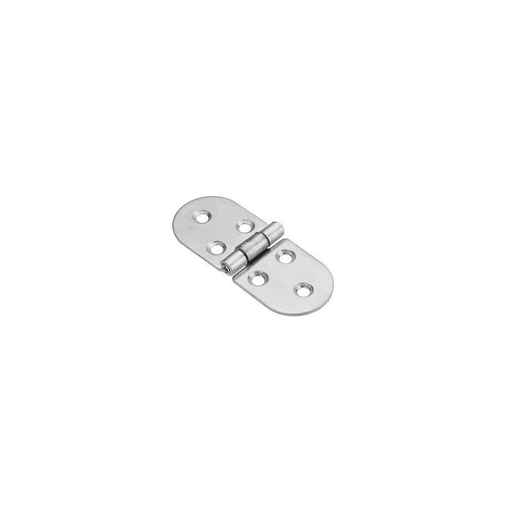 5Pcs Stainless Steel Half Round Door Butt Hinges Industrial Folding Hinge Furniture Hardware 6901722576382