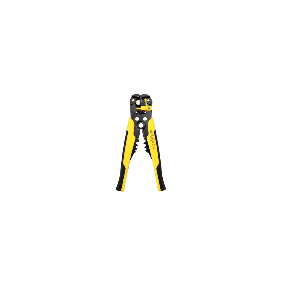 Multifunctional Yellow Automatic Wire Stripper Crimping Plier Terminal Tool For Cutting Stripping Wire Cable 840079354389