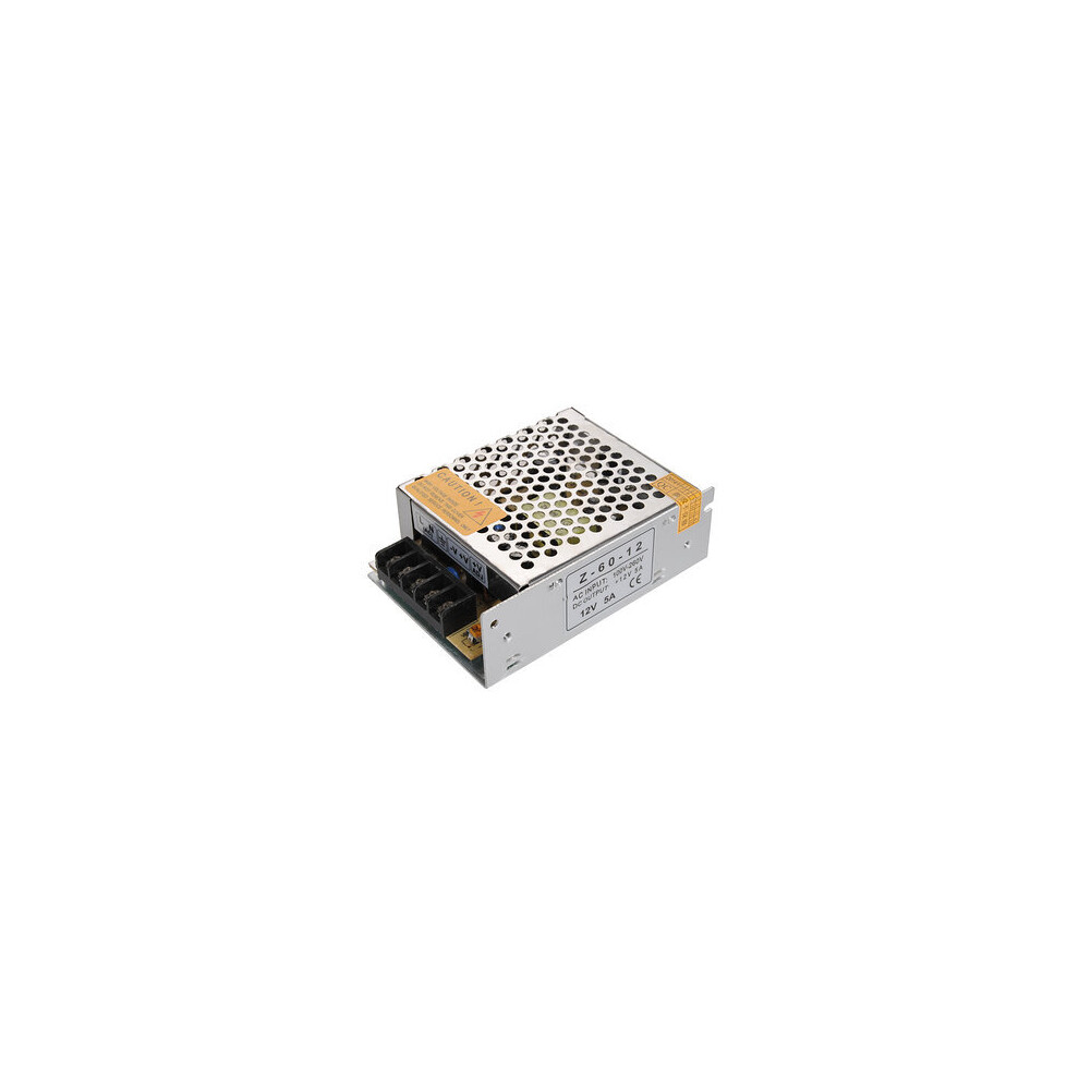 Ac 110V/240V To Dc 12V 5A 60W Switching Power Supply Smps Transformer For Led Strip Light 8651941789527