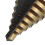 1/4 to 1-3/8 Inch HSS Cobalt Step Drill Bit Universal Shank Multiple Hole 2