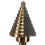 1/4 to 1-3/8 Inch HSS Cobalt Step Drill Bit Universal Shank Multiple Hole 10