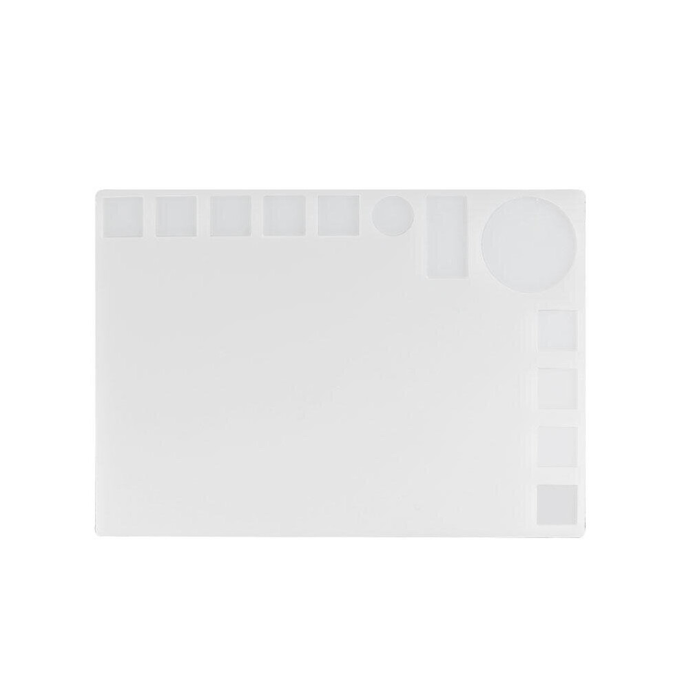35X25cm Transparent Heat Resistant Silicone Pad Desk Mat Maintenance Platform Heat Insulation Bga Soldering Repair Station 8651957789894