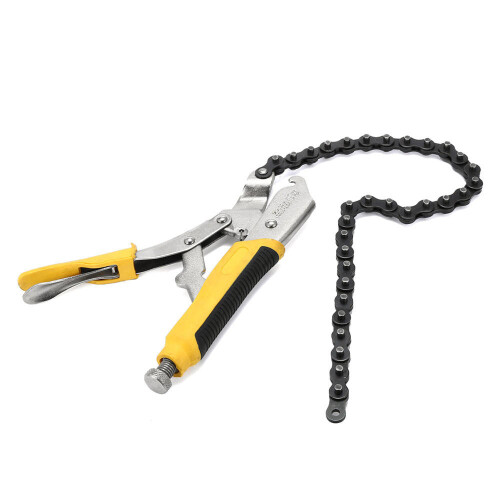 10cm Chain Wrench Clamp Locking Plier Vise Wrench For Water Pump Pipe 2