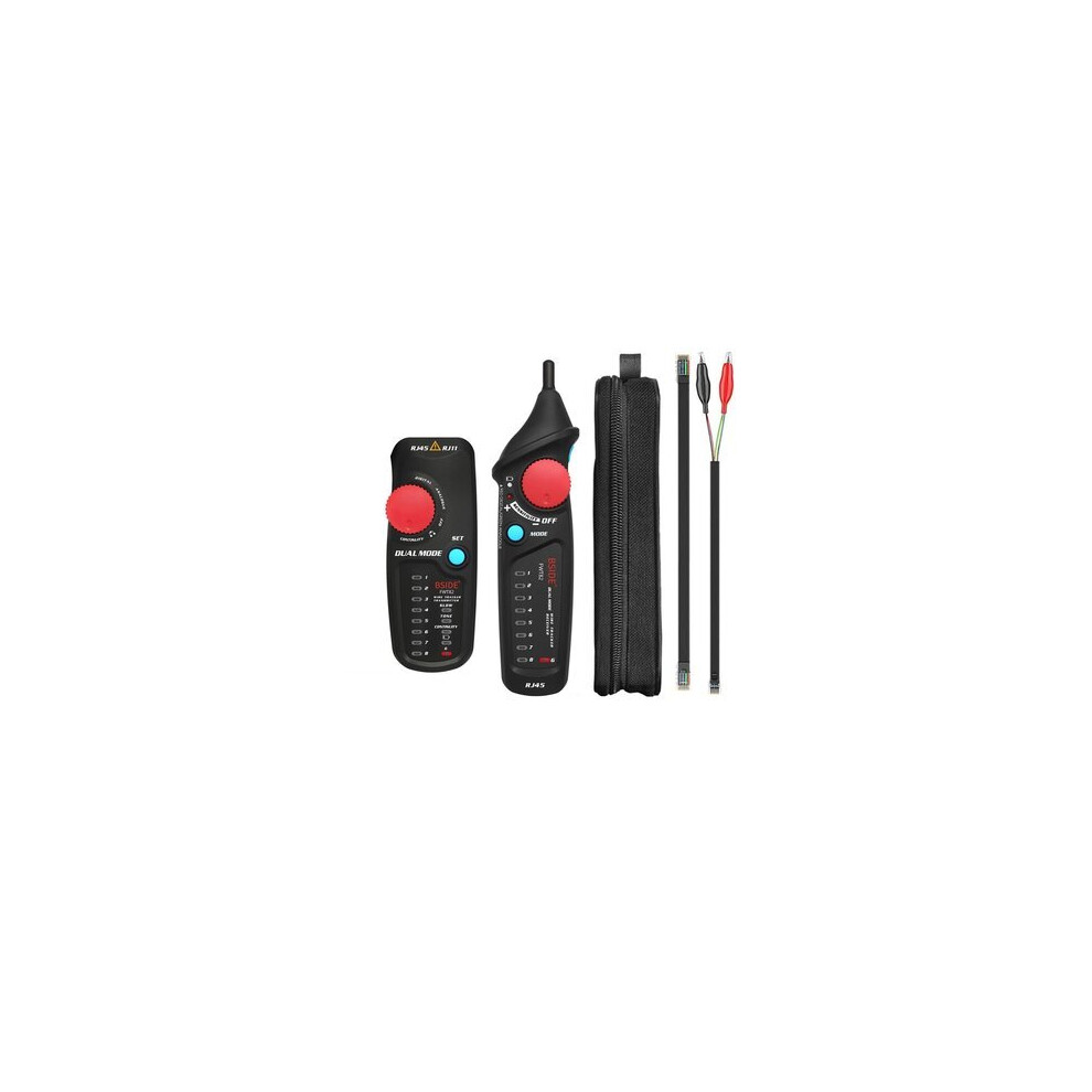 Fwt82 Dual Mode Network Cable Tracker Tester Wire Toner Rj45 Rj11 Ethernet Lan Tracer Analyzer Detector Line Finder 6901722559767