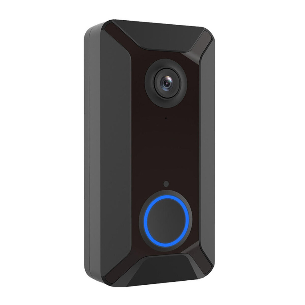 Hd 720P Wifi Video Doorbell Camera Radio Bell Infrared Night Vision Doorbell Real-Time Intercom Black 840079346087