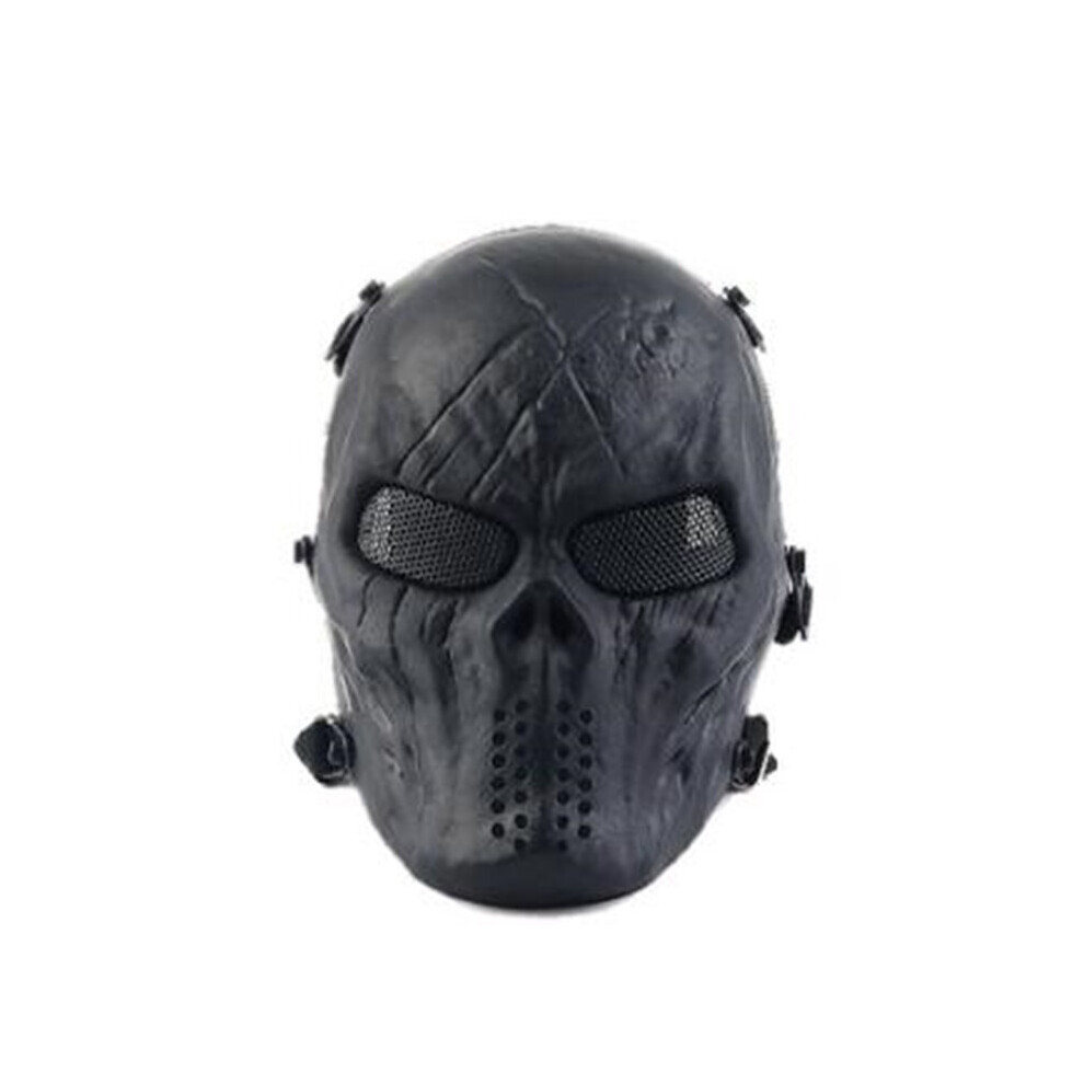 Airsoft Paintball Full Face Skull Mask Protection Outdoor Tactical Gear