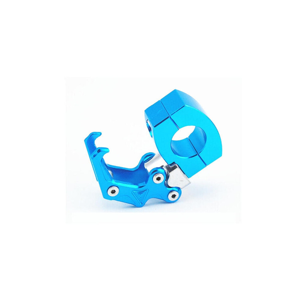 Cnc Aluminum 7/8 Inch 22Mm Handlebar Motorcycle Luggage Helmet Hanger Hook Color Blue 840079318640