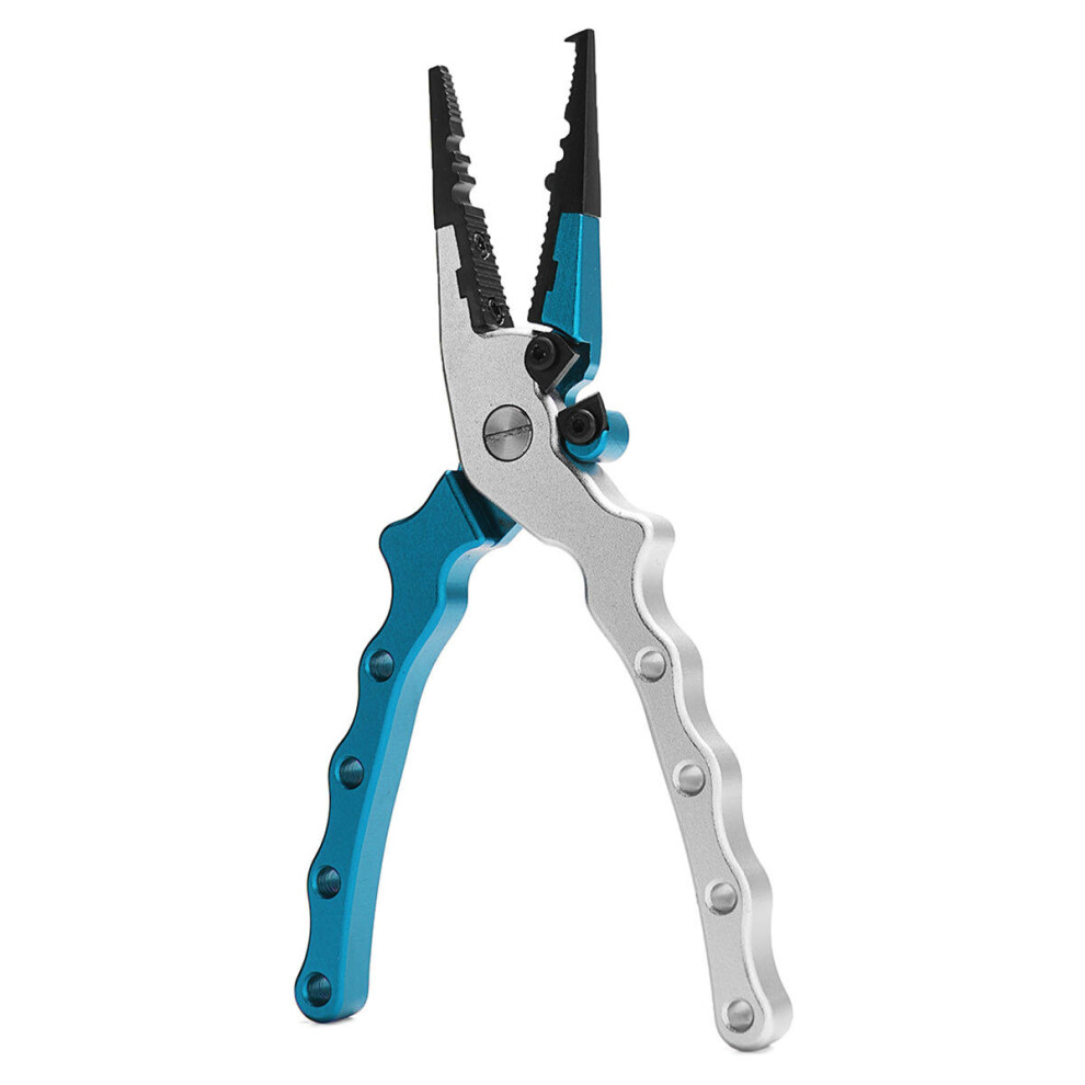 H3 Fishing Pliers Crimping Remove Hook Scissors With Sheath Split Ring Cutters Fish Line Cutters 8651941789558
