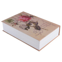 Dictionary Book Safe - Hidden Steel Key-Lock Box for Jewelry, Cash & Cards, Portable Home/Office Locker