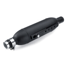 Motorcycle Modified Retro Exhaust Muffler Pipe Can Be Double-row Back Pressure Short Type For Harley Four-use Interface BLACK COLOR