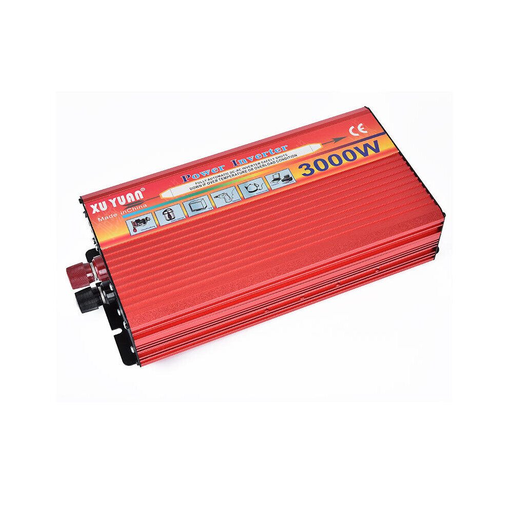 3000W Car Vehicle Power Inverter Charger Converter Dc 12V To Ac 220V 4191026506112