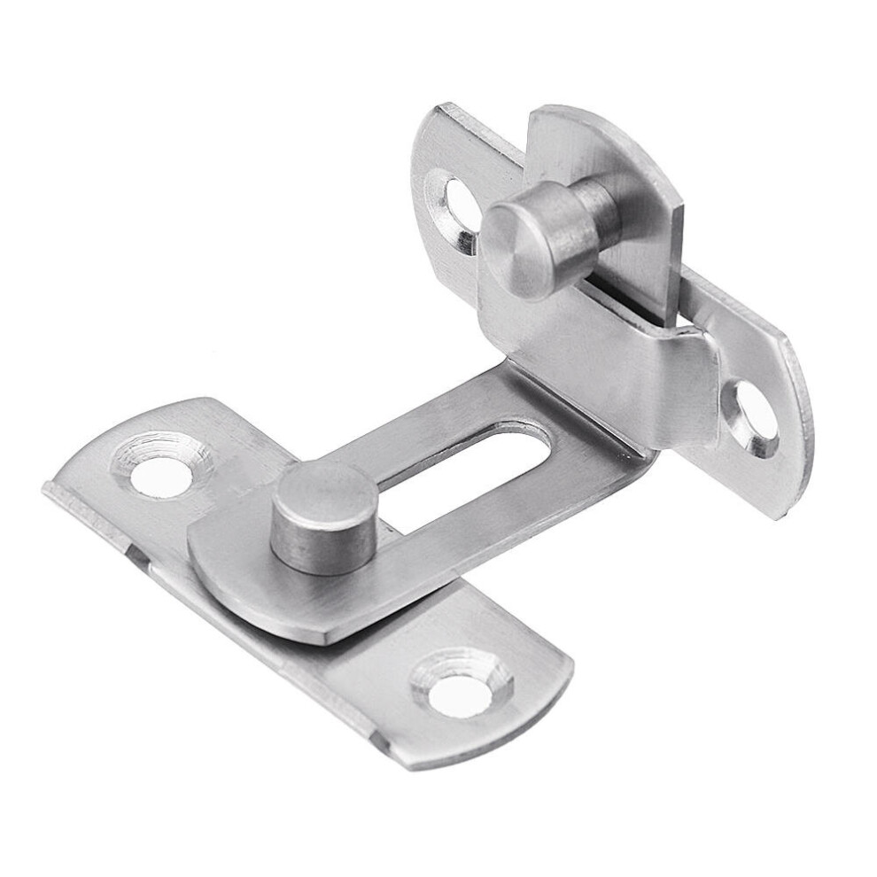 90 Degree Buckle Bolt Barn Door Lock Latch Hasp Sliding Door Buckle For Toilet Doors And Windows 840079089281