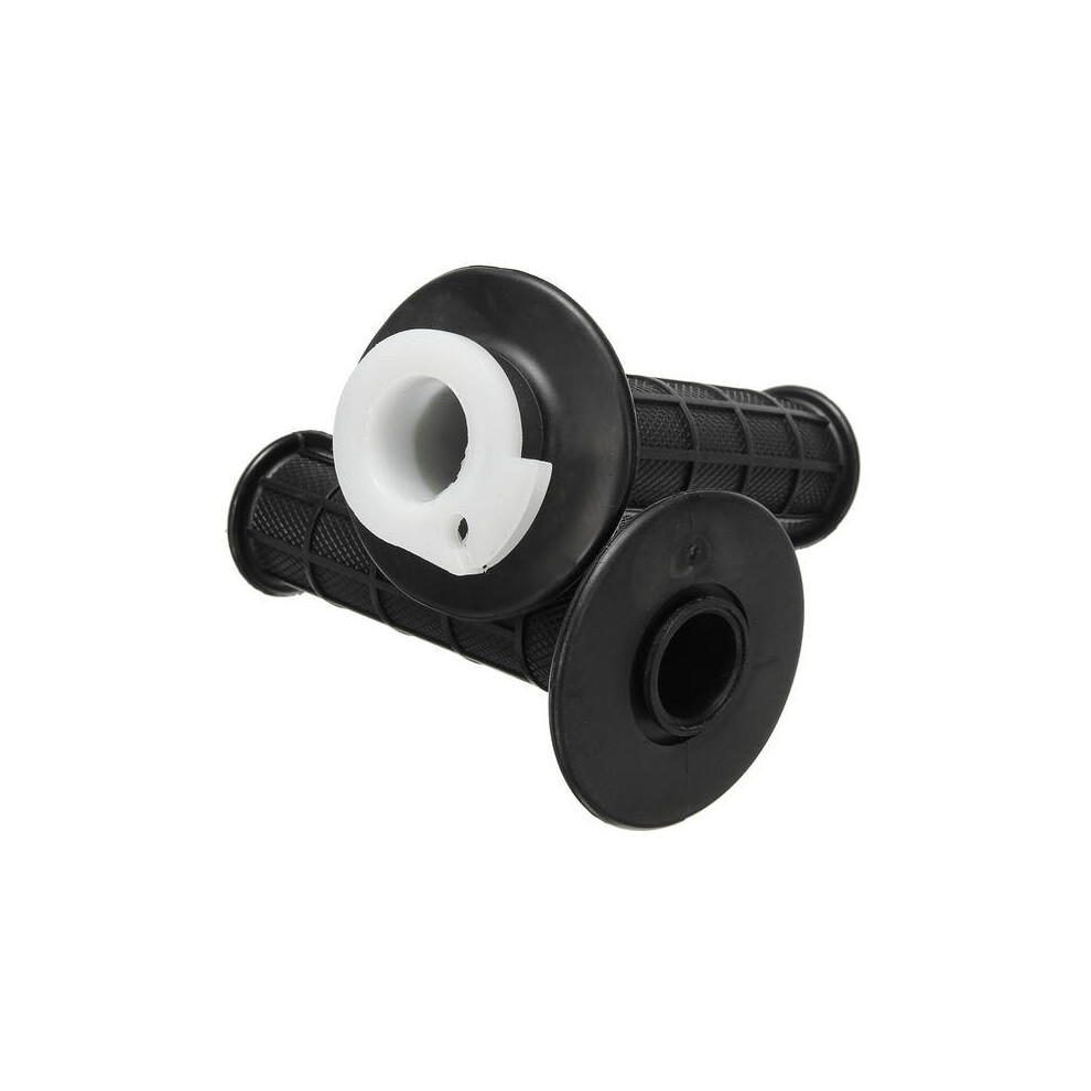 Pair Motorcycle Handlebar Grips Handlebar Rubber 22Mm/0.87In Black 840079318787
