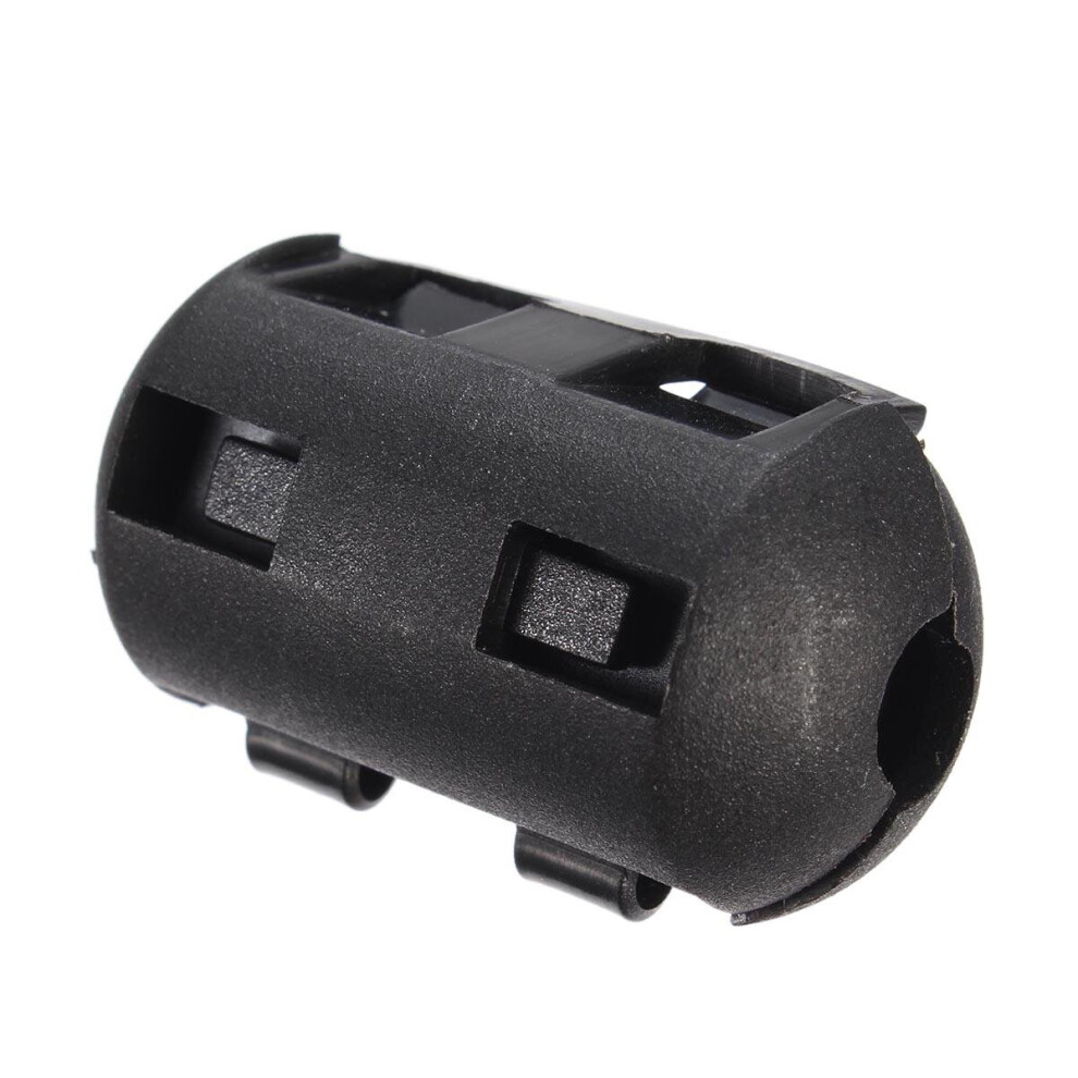 10Pcs 13Mm Black Cable Wire Snap Clamp Clip Rfi Emi Emc Noise Filters Ferrite Core Case 8651953789874
