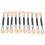 50pcs Double End Eye Shadow Brush Sponge Eyeliner Makeup Brushes Cosmetic Tool 1