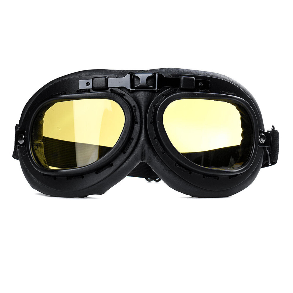 Windproof Vintage Helmet Goggles Motorcycle Scooter Atv Cycling Riding Eyewear Glasses 03 Color 840079326768