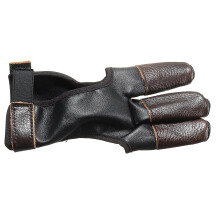 1Pcs Archery Finger Protect Glove 3 Finger Pull Bow Leather Shooting Glove  for Archery Hunting Shooting