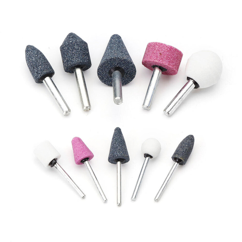 2 Sets Abrasive Mounted Stone Grinding Stone Head Wheel Abrasive Tool For Rotary Tool 6901722575361