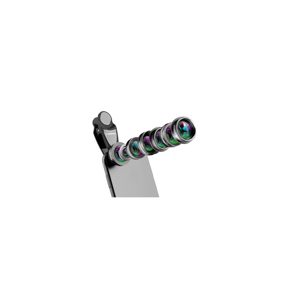 L-716 7 In 1 Fisheye Macro Telescope Kaleidoscope Cpl Lens For Smartphone 4151093600373