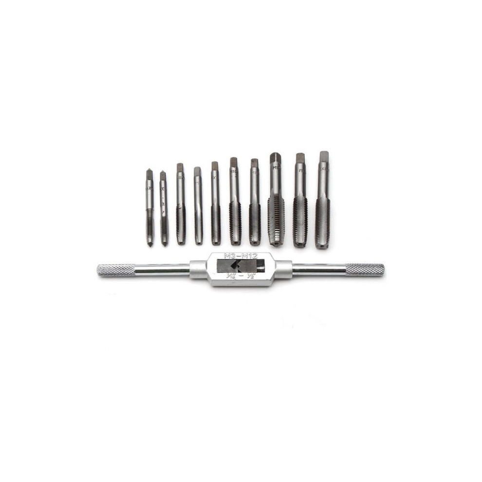 11Pcs M3-M12 Adjustable Tap Spanner With M6-M12 Tap Kit 840079355218