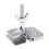 1pair Screen Printing Butterfly Frame Hinge Clamp Chrome Plated DIY Tool Equipment 10