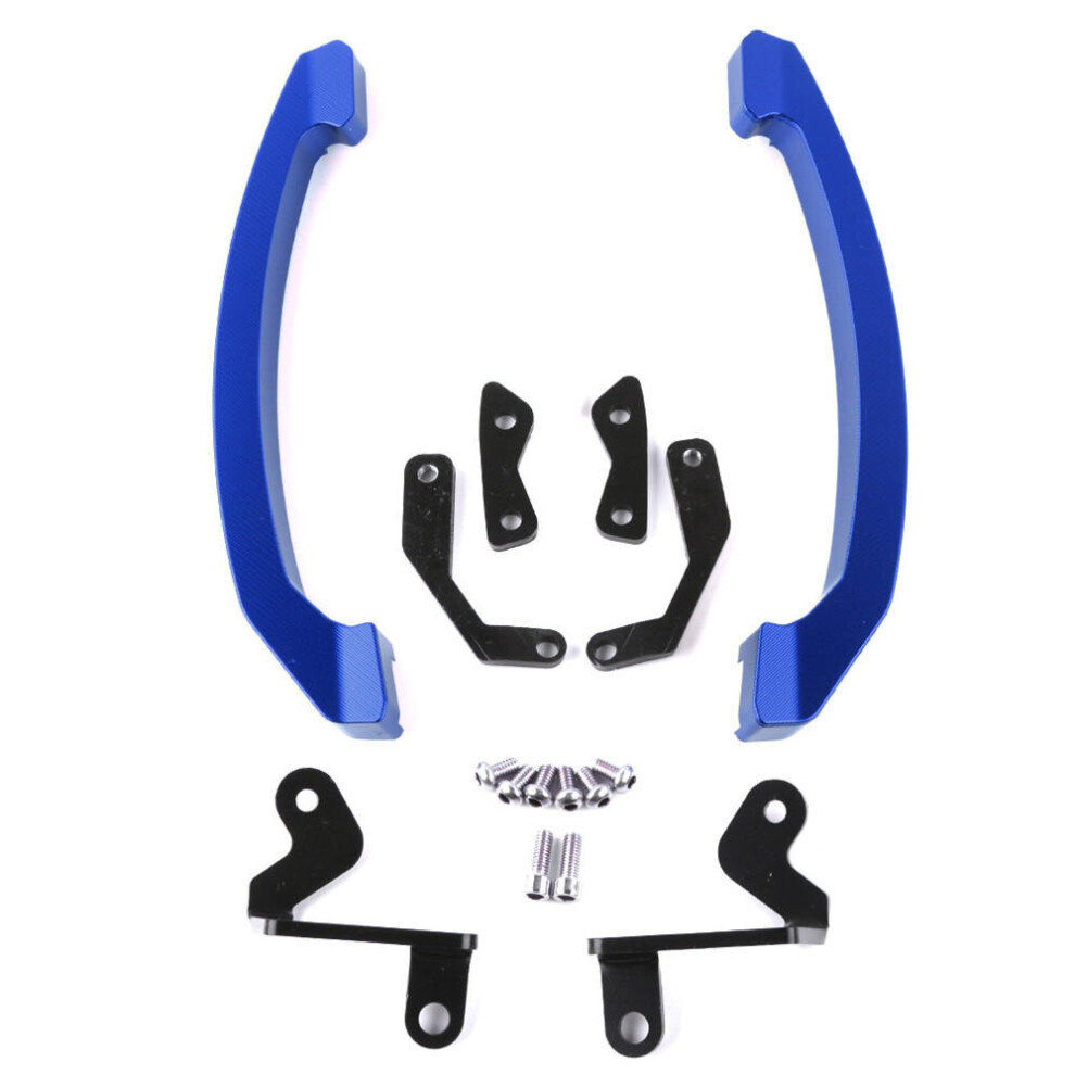 Cnc Aluminum Alloy Motorcycle Passenger Rear Handle Grab Bars For Yamaha Mt07 2014-2016 Colour Blue 4191026509052