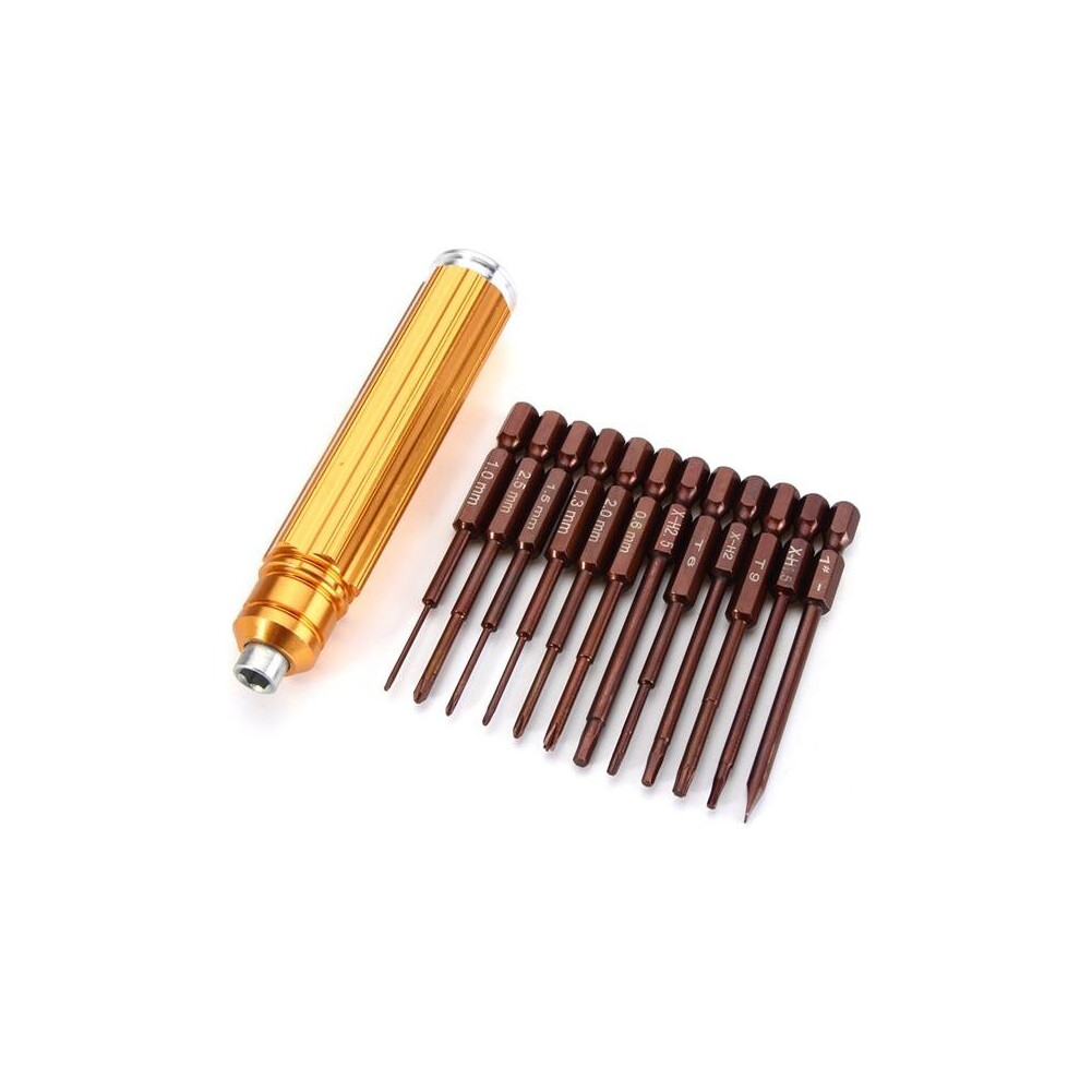 12 in 1 Repair Screwdriver Sets Repairtoolkit Prision Gold Screwdriver-image-OPC-P79CMM5-NEW