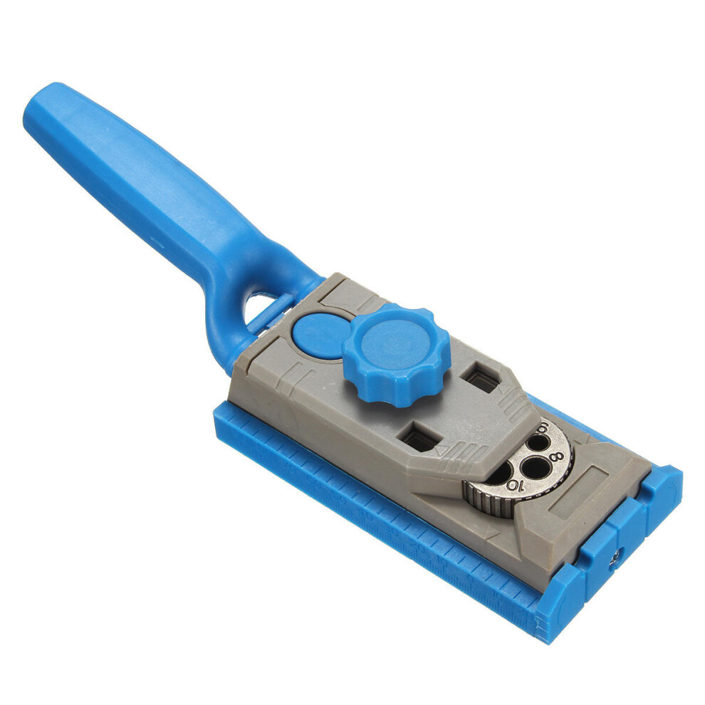 Round Wood Tenon Locator Drilling Positioner Drill Hole Woodworking Tool Pocket Hole Jig 840079352064