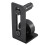 Barn Door Floor Guide Black Powder Coated Adjustable Wall Mounted Stay Roller with 8 Different Setup 2