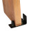 Barn Door Floor Guide Black Powder Coated Adjustable Wall Mounted Stay Roller with 8 Different Setup 3