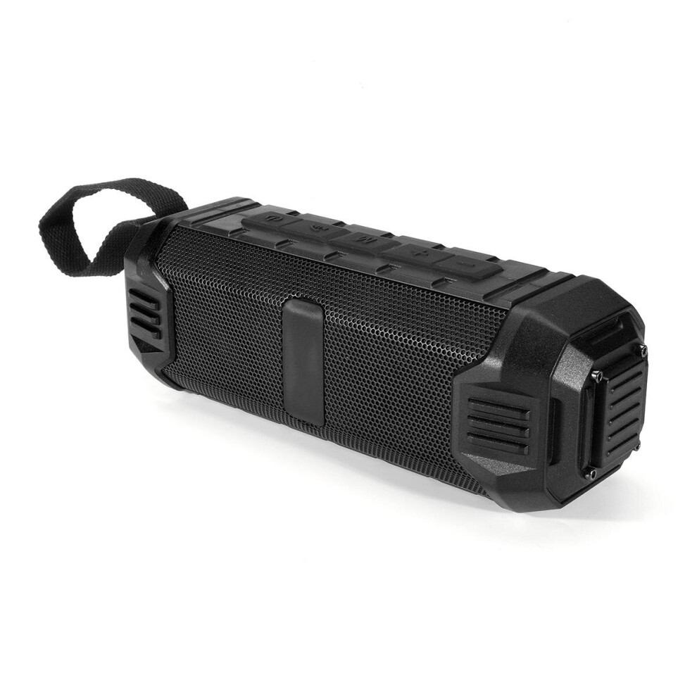 16W Portable Wireless Bluetooth Speaker Stereo Tf Card Aux-In Ipx5 Waterproof Outdoors Subwoofer Color Black 6901722574227