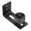Barn Door Floor Guide Black Powder Coated Adjustable Wall Mounted Stay Roller with 8 Different Setup 1